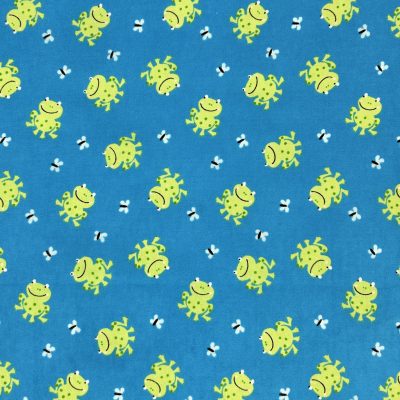 Long Line Covers - Frogs and Bugs on Blue
