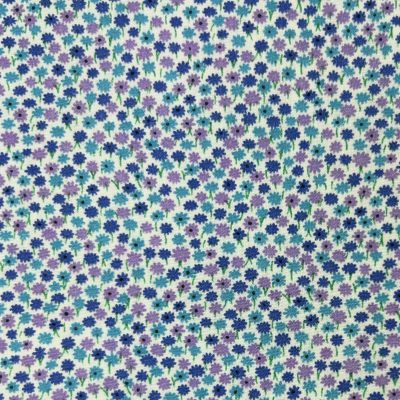Long Line Covers - Tiny Blue and Purple Flowers